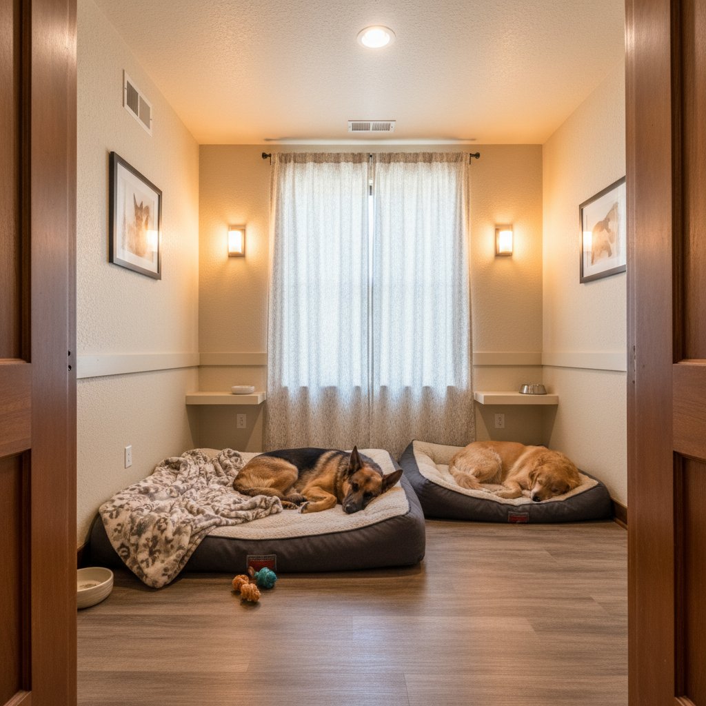 Multiple cats boarding